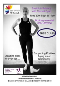 Free Class Stretch together Tuesday 30th 11-12pm